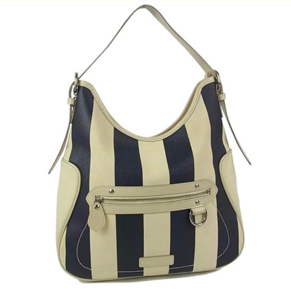 COPY - 100% Authentic Burberry Hobo Bag white & Navy